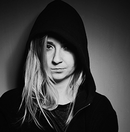 Girl with hoodie